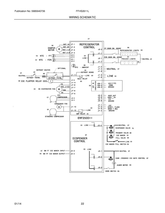 Diagram for FFHS2611LWG