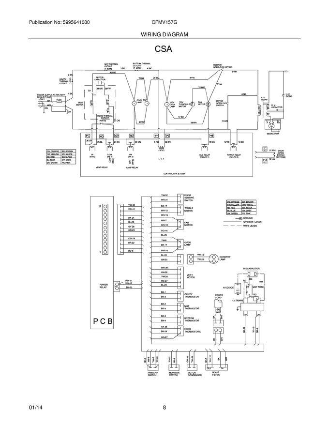 Diagram for CFMV157GCA