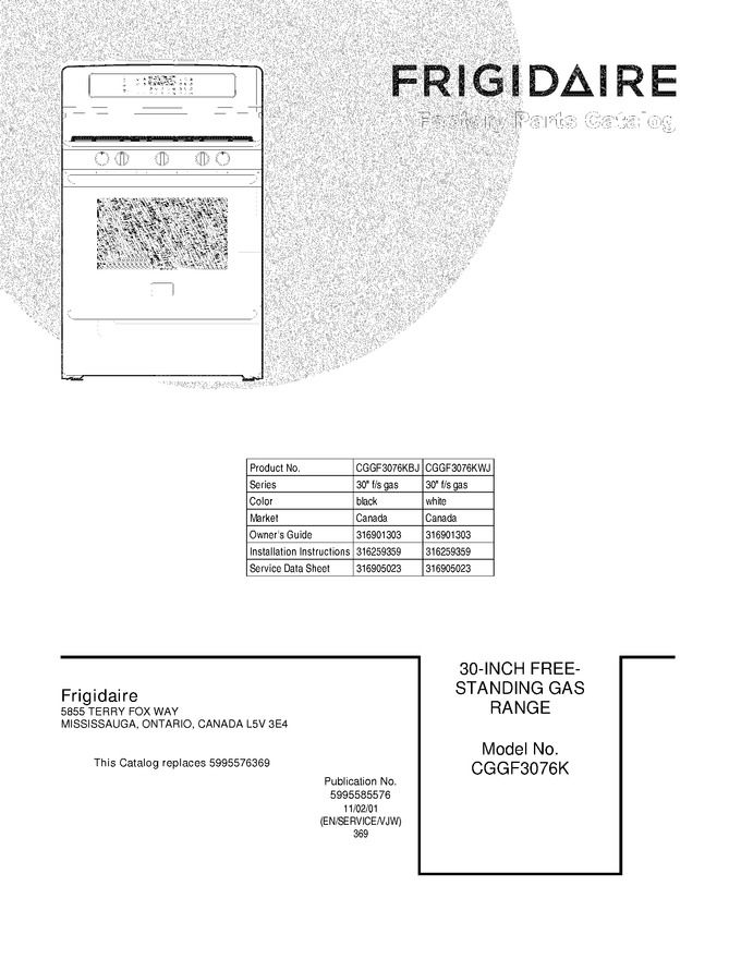 Diagram for CGGF3076KBJ