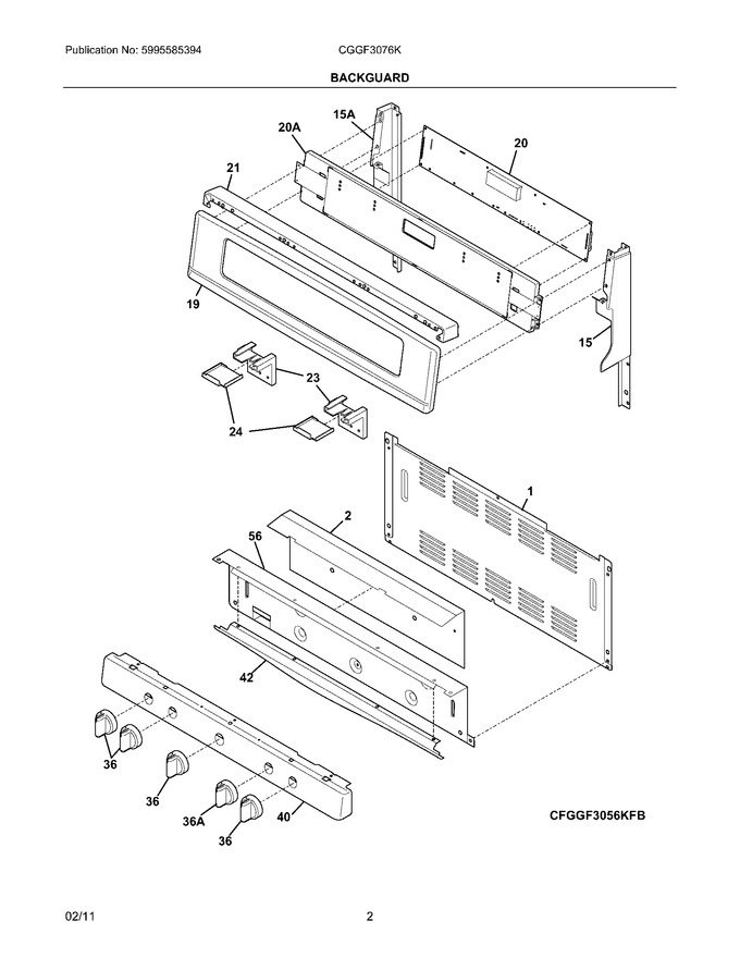 Diagram for CGGF3076KWH