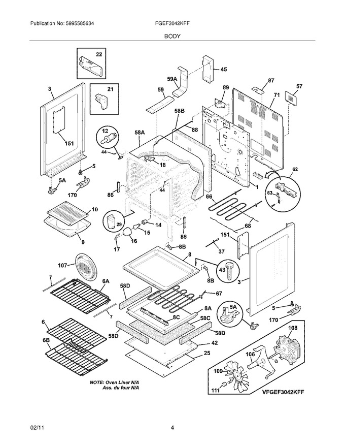 Diagram for FGEF3042KFF
