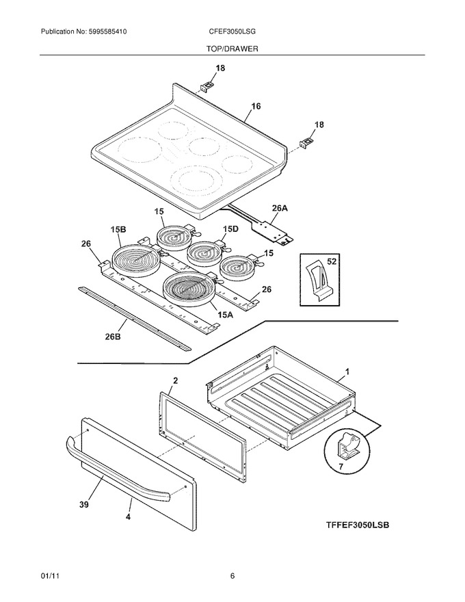 Diagram for CFEF3050LSG