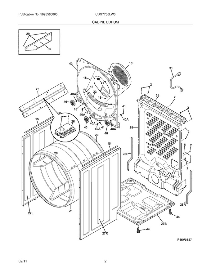 Diagram for CDG7700LW0