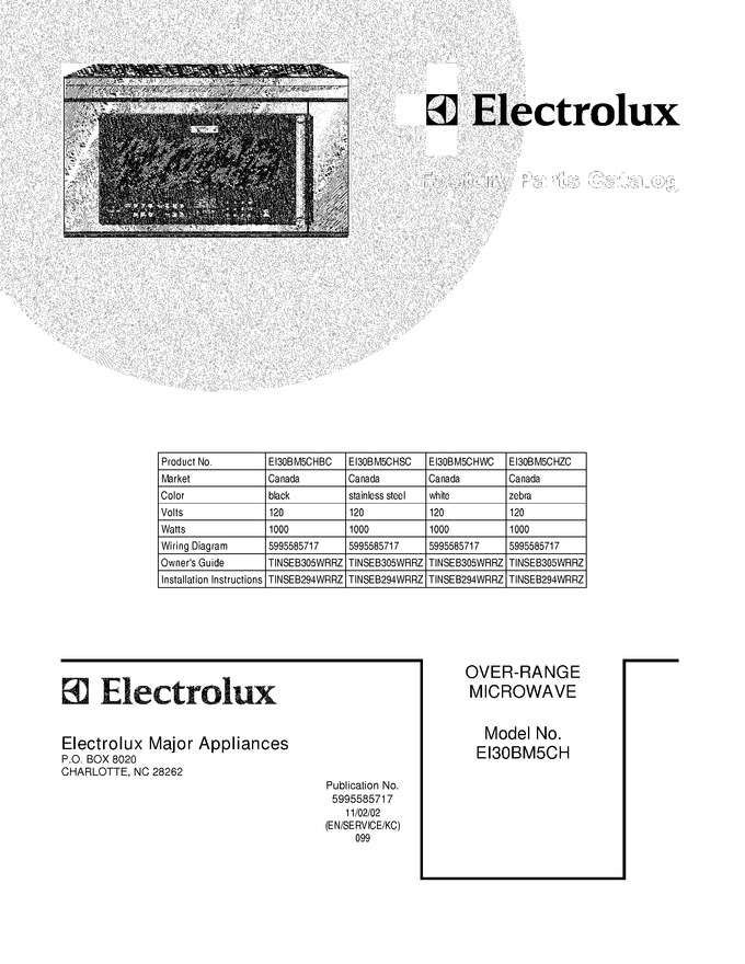 Diagram for EI30BM5CHZC