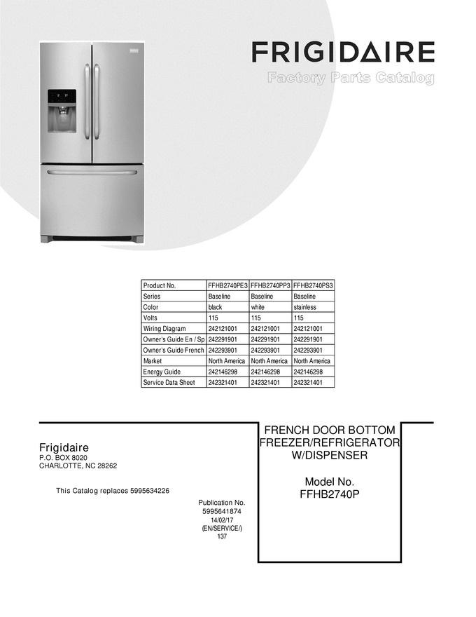 Diagram for FFHB2740PE3