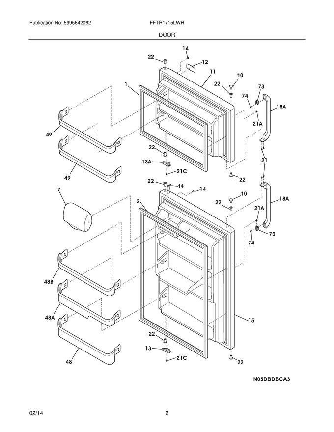 Diagram for FFTR1715LWH
