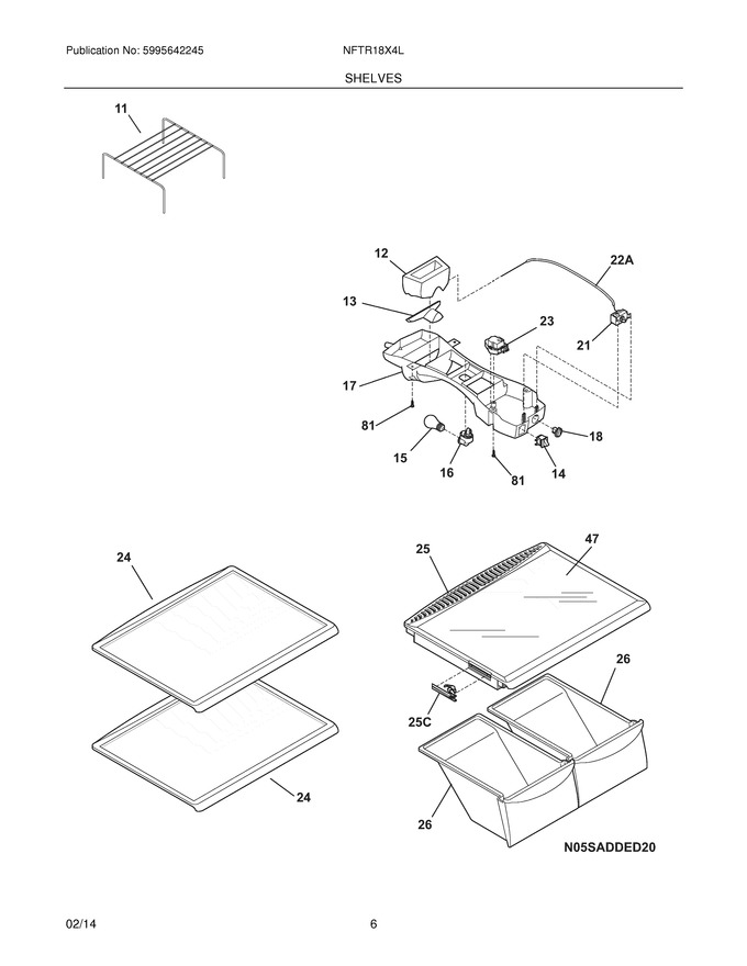 Diagram for NFTR18X4LBE