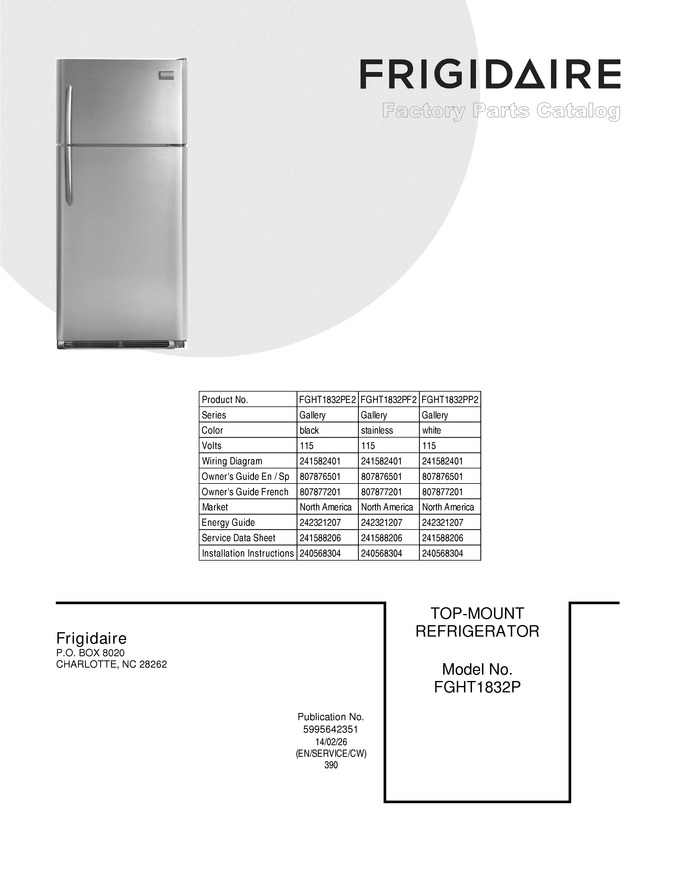 Diagram for FGHT1832PP2