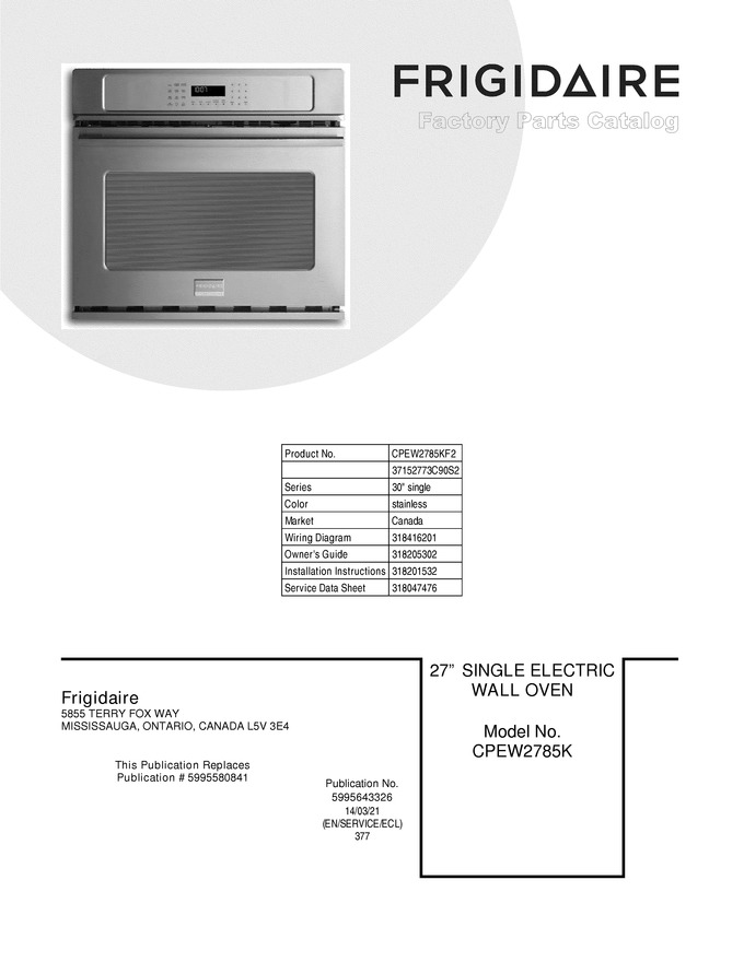 Diagram for CPEW2785KF2