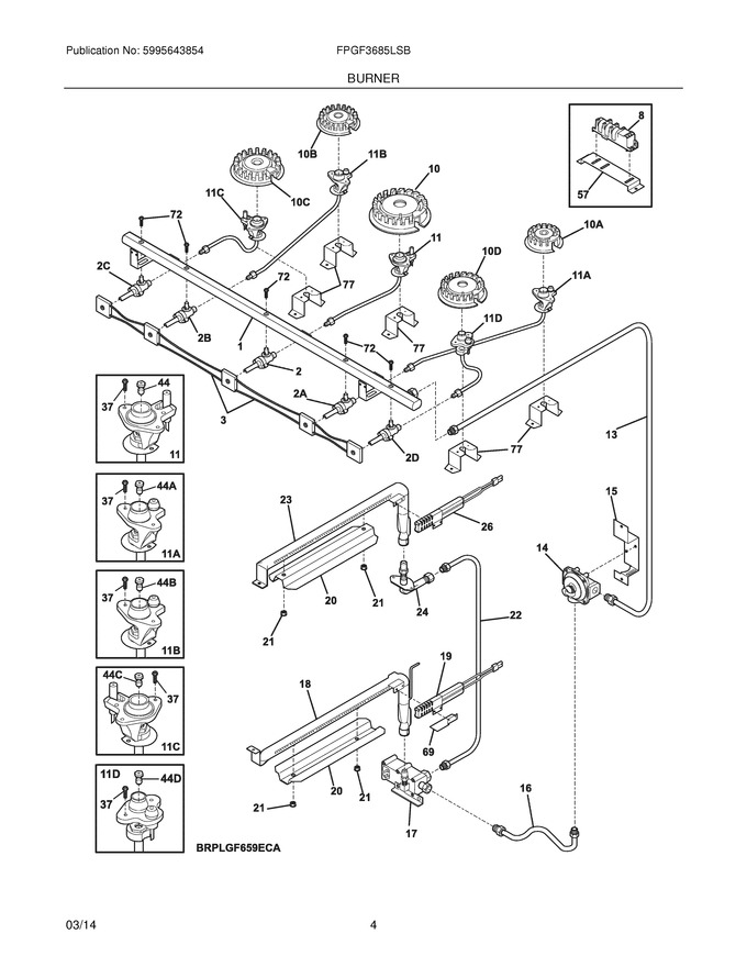 Diagram for FPGF3685LSB