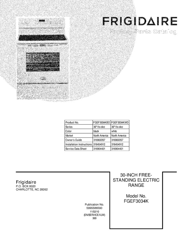 Diagram for FGEF3034KBD