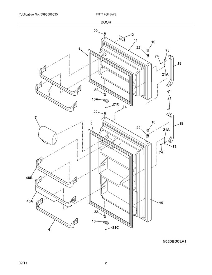 Diagram for FRT17G4BWJ