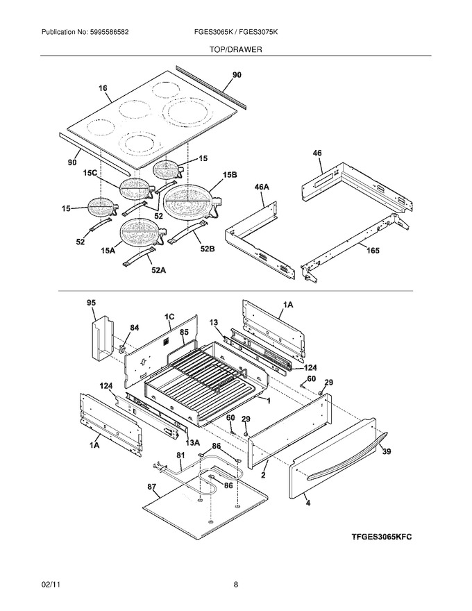 Diagram for FGES3075KBD