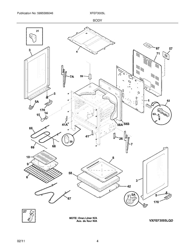 Diagram for XFEF3005LWD