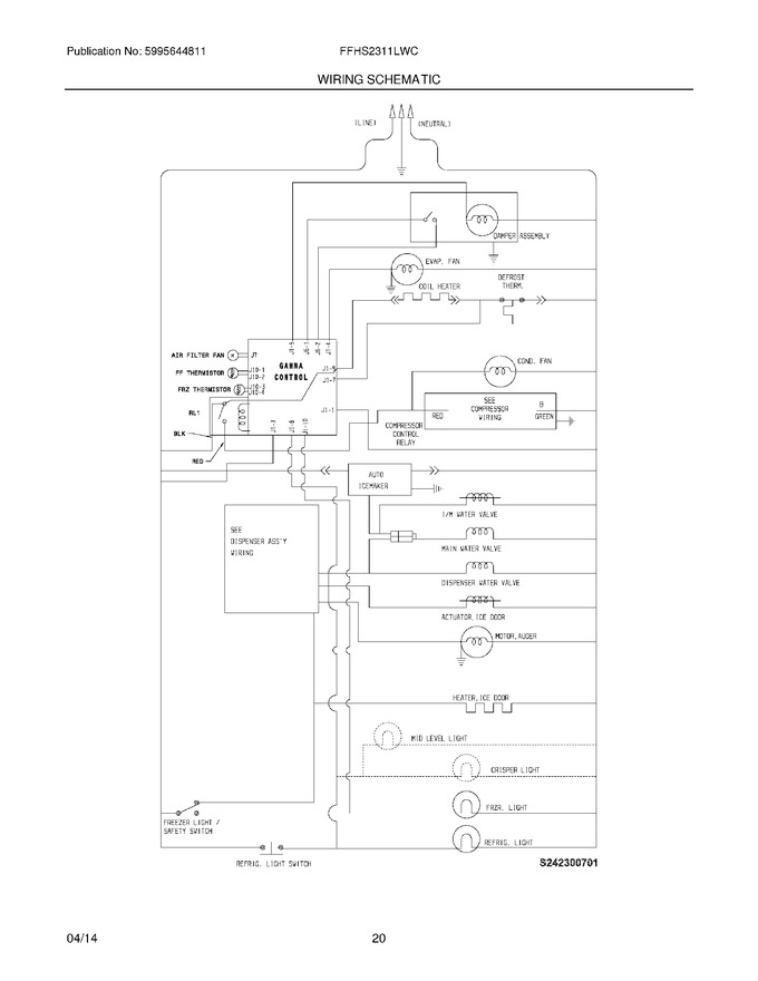 Diagram for FFHS2311LWC