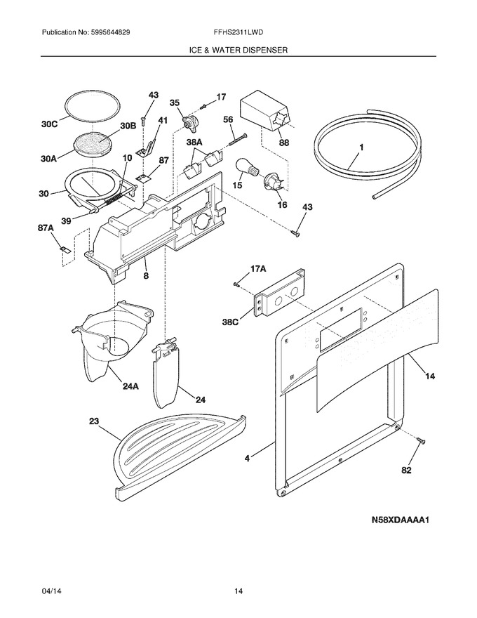 Diagram for FFHS2311LWD