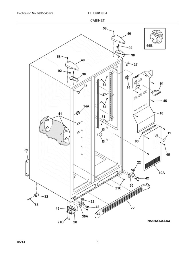 Diagram for FFHS2611LBJ