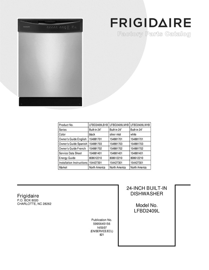 Diagram for LFBD2409LW1B