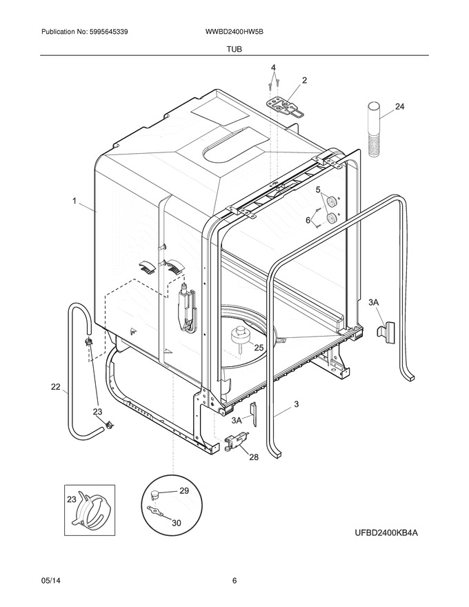 Diagram for WWBD2400HW5B