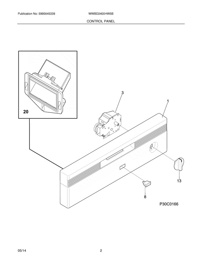 Diagram for WWBD2400HW5B