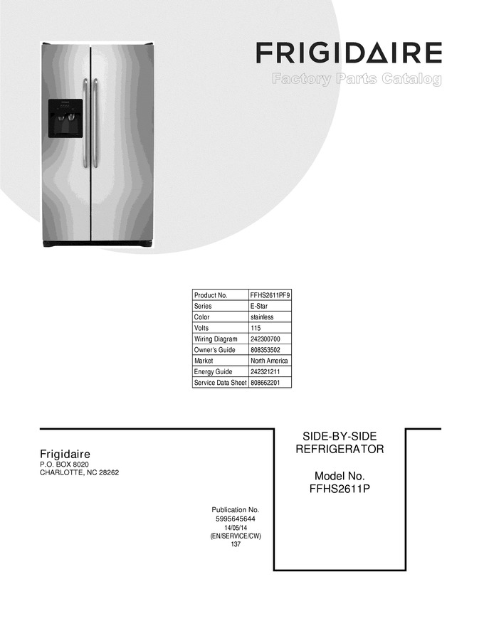 Diagram for FFHS2611PF9