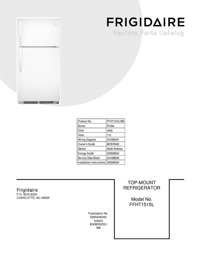 Diagram for FFHT1515LWB