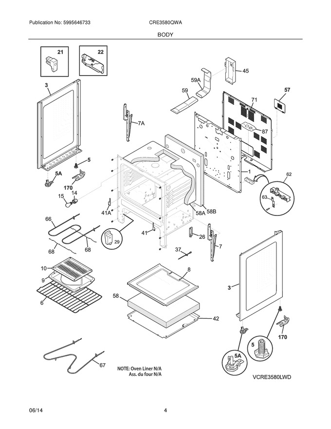 Diagram for CRE3580QWA