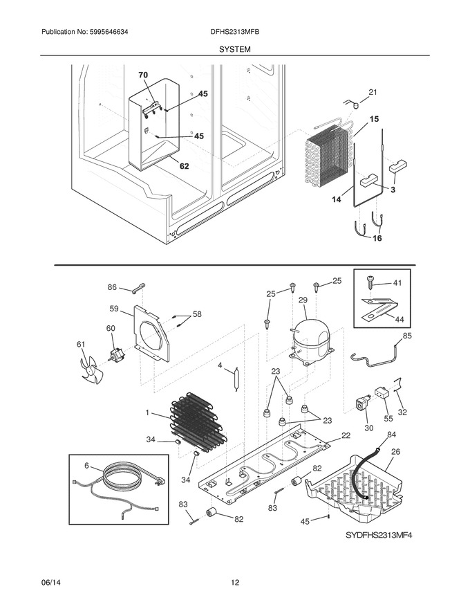 Diagram for DFHS2313MFB