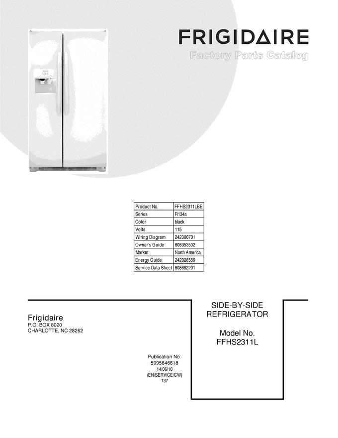 Diagram for FFHS2311LBE