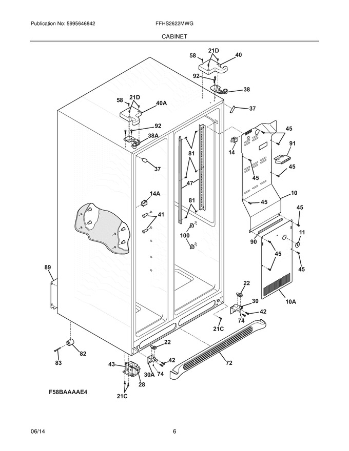Diagram for FFHS2622MWG