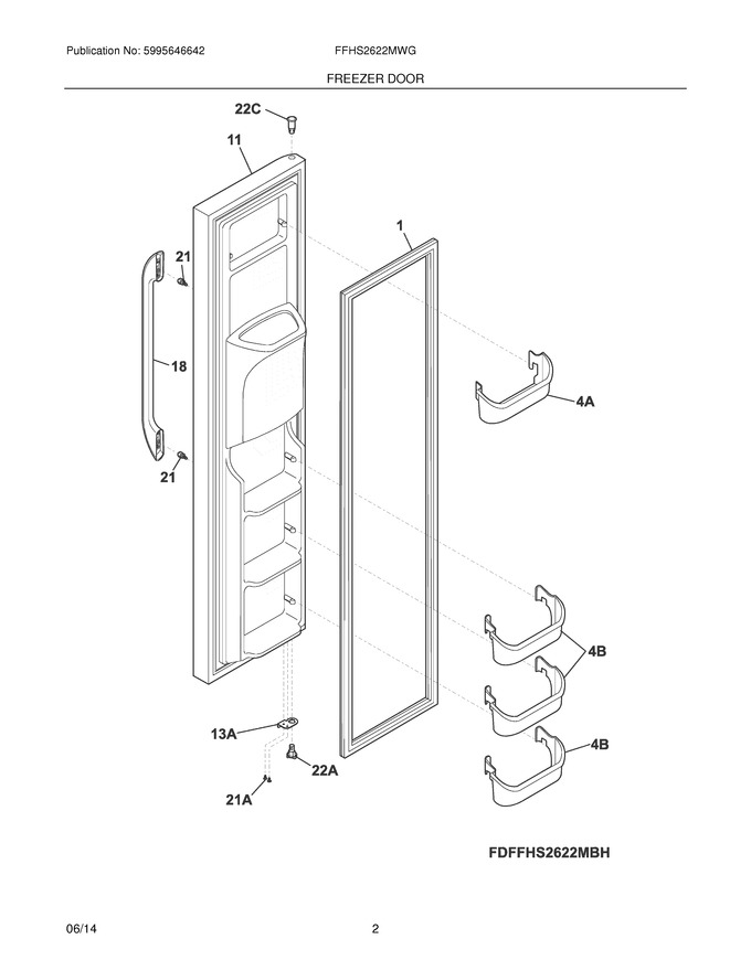 Diagram for FFHS2622MWG