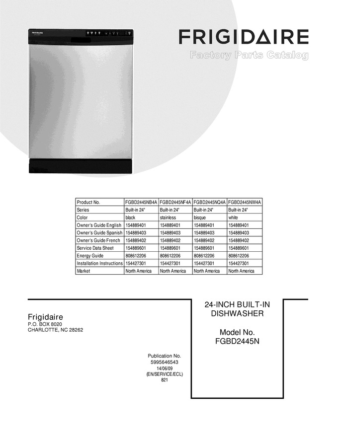Diagram for FGBD2445NW4A