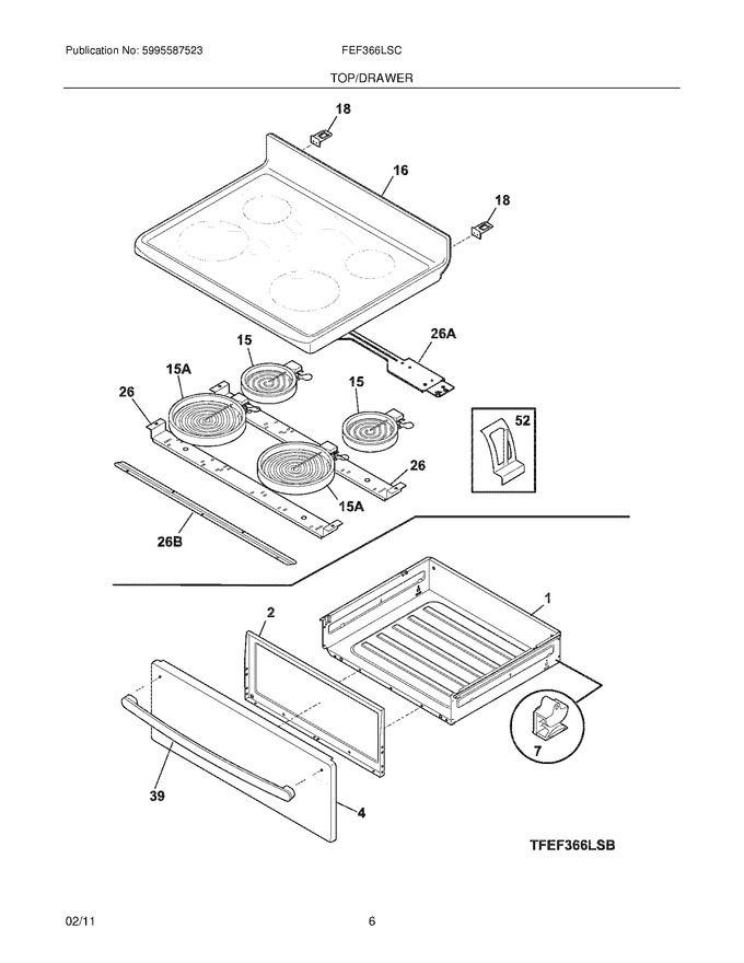 Diagram for FEF366LSC