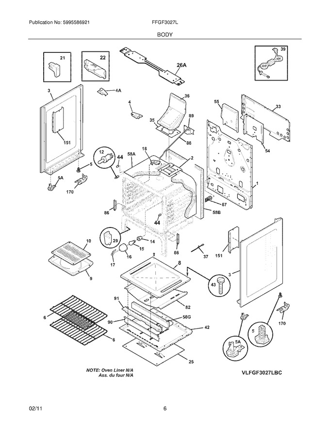 Diagram for FFGF3027LBB