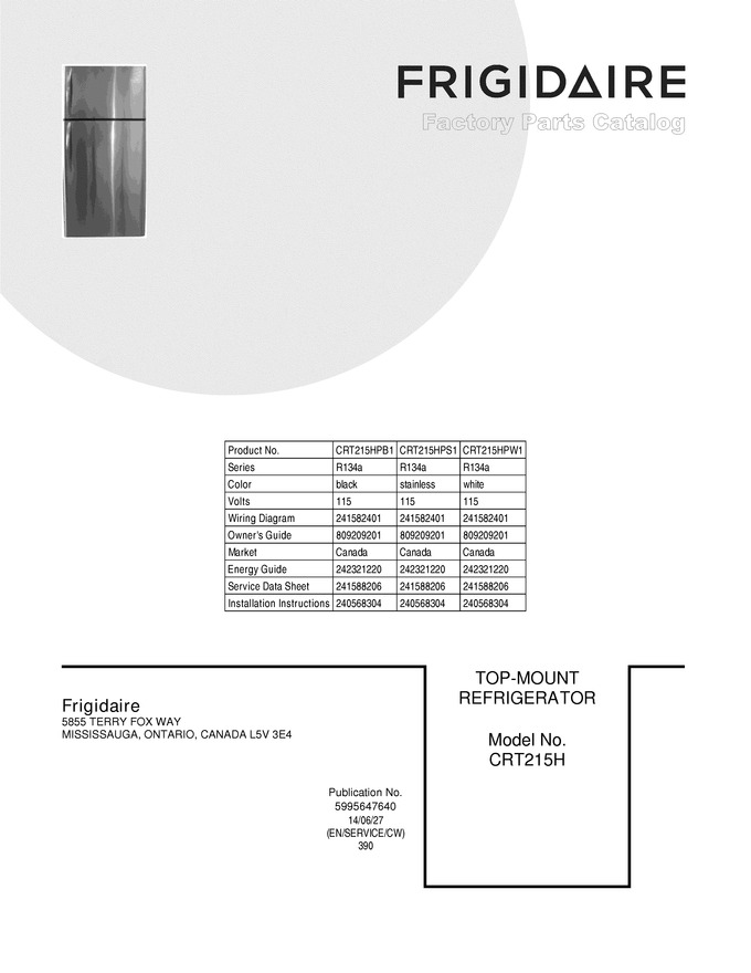Diagram for CRT215HPW1