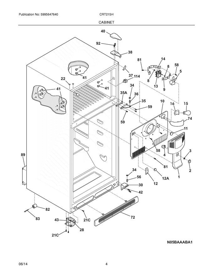 Diagram for CRT215HPB1