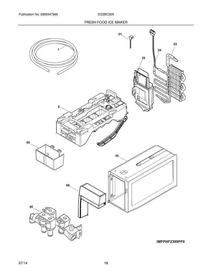 Diagram for EI23BC35KW8