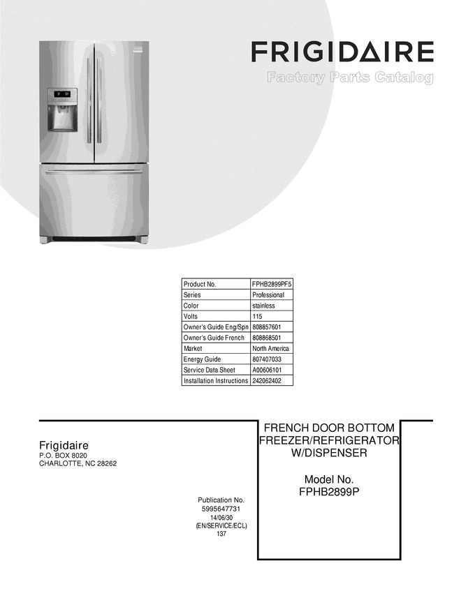 Diagram for FPHB2899PF5