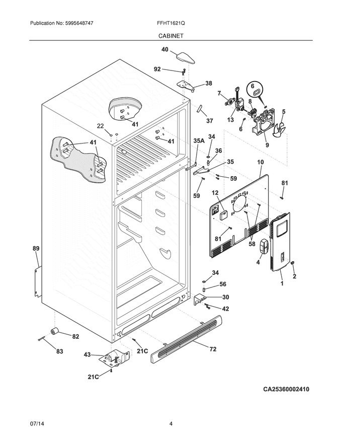 Diagram for FFHT1621QW0
