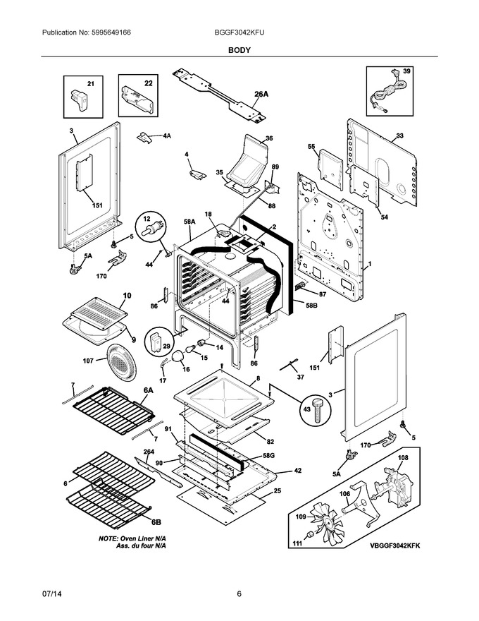 Diagram for BGGF3042KFU