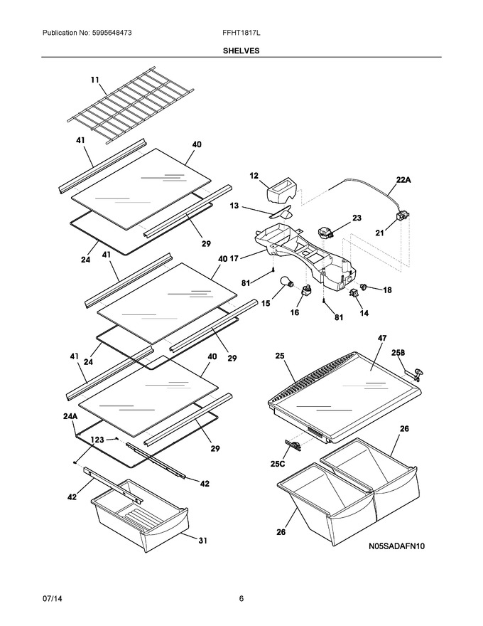 Diagram for FFHT1817LSB