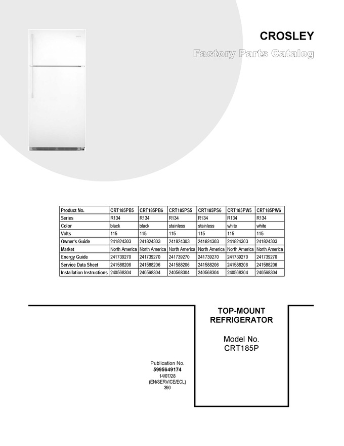 Diagram for CRT185PW6