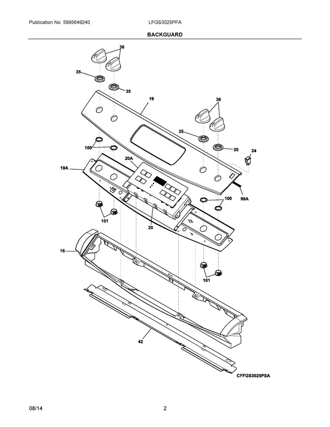 Diagram for LFGS3025PFA