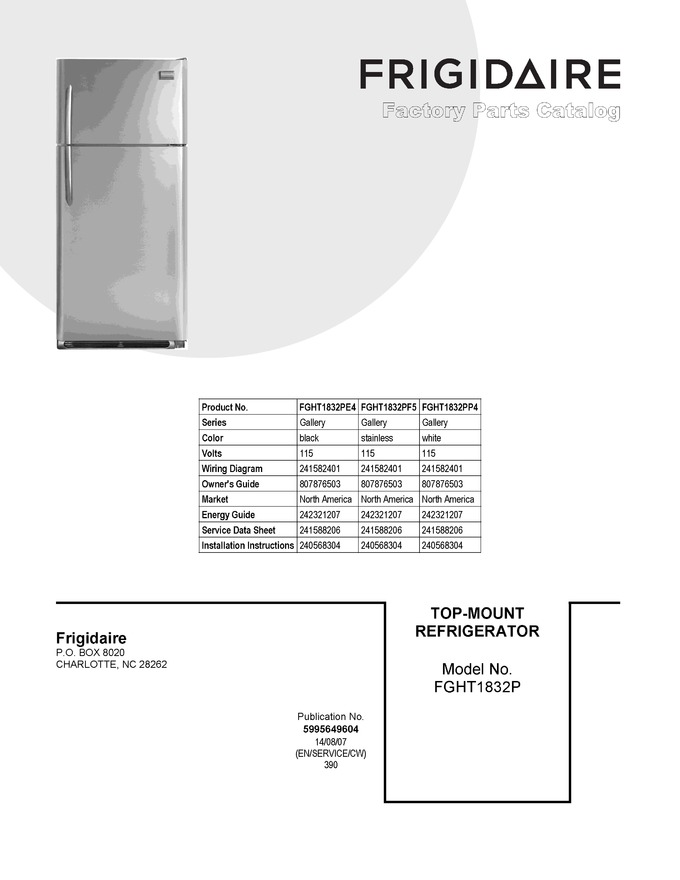 Diagram for FGHT1832PE4