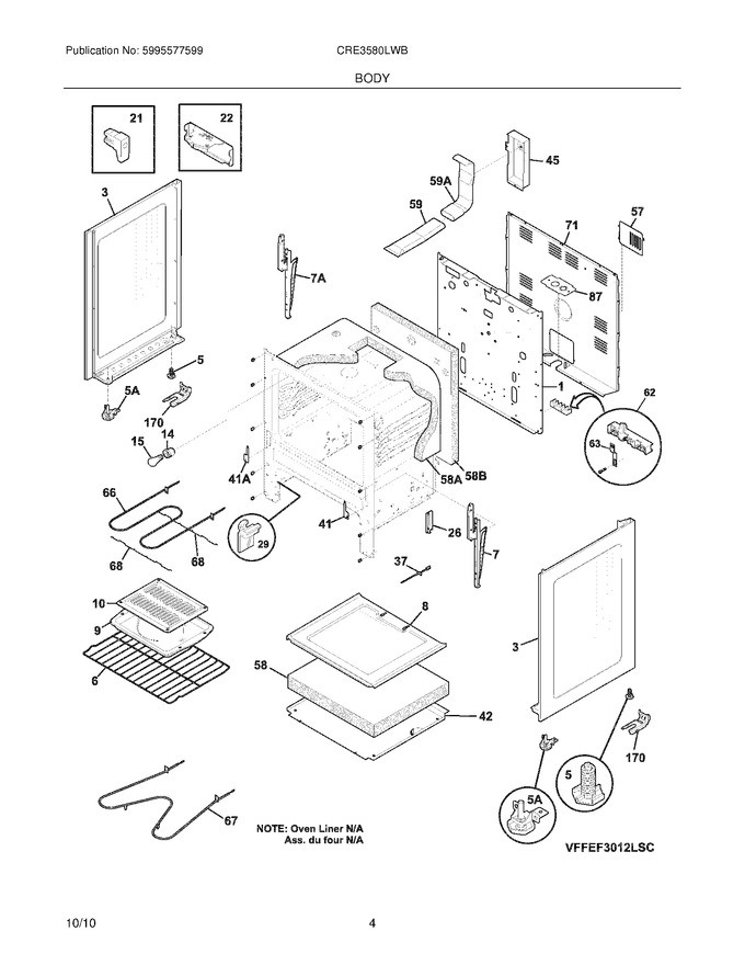 Diagram for CRE3580LWB