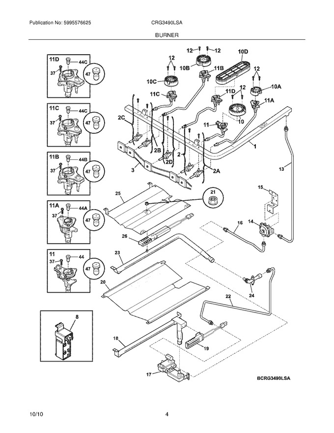 Diagram for CRG3490LSA