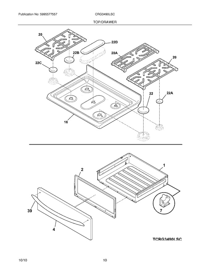Diagram for CRG3490LSC