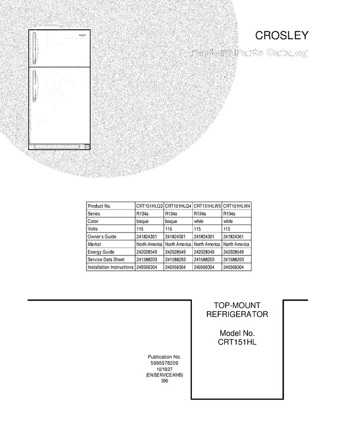 Diagram for CRT151HLQ3
