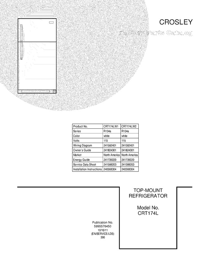 Diagram for CRT174LW1