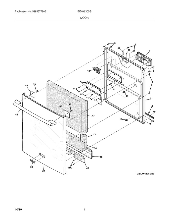 Diagram for EIDW6305GS1A